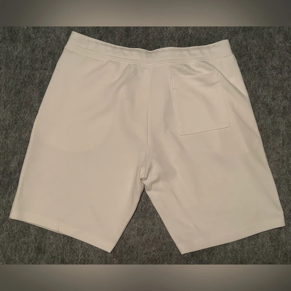 Men’s Polo Ralph Lauren Performance 67 White/ Red/ Black Sweat Shorts - XL